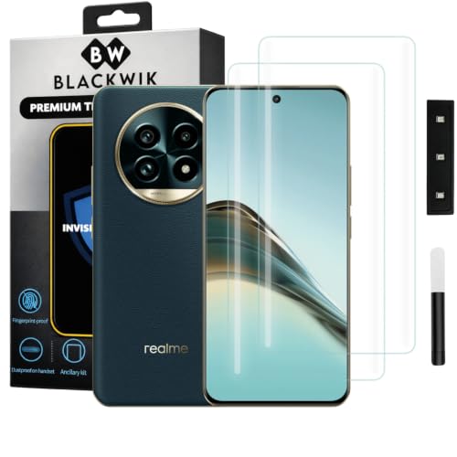 Image of Blackwik UV Curved Tempered Glass for Realme 13 Pro Plus | 2-Pack