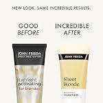 John Frieda Highlight Activating Brightening Shampoo for Blondes, 250 mL (Packaging May Vary)