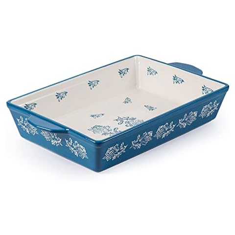 Wisenvoy Casserole Dish Baking Dish Ceramic Lasagna Pan Bakeware Sets Baking Dishes 13x9 Baking Dish Baking Dish Set Cover