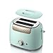 ZENGQIANGJING Podwójny kolor toster Szeroki grill Design PP Materiał Trwałe TOASTER Ogrzewanie Maszyna Wielofunkcyjna Maszyna śniadaniowa 6 Stop Termostat (Color : Blue)