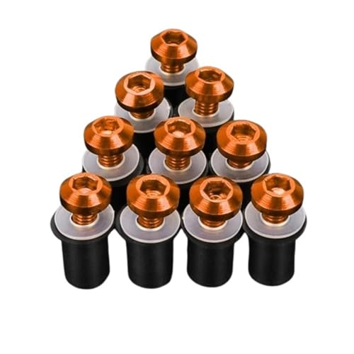 Vis pare-brise moto orange pour éliminer les vibrations de bulle Suzuki GSXR 1000 750 600 K4 K5