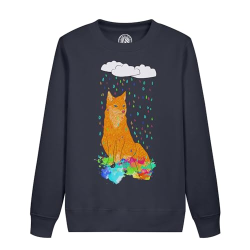 Sweatshirt enfant renard idéal pour les jours de pluie à l'école