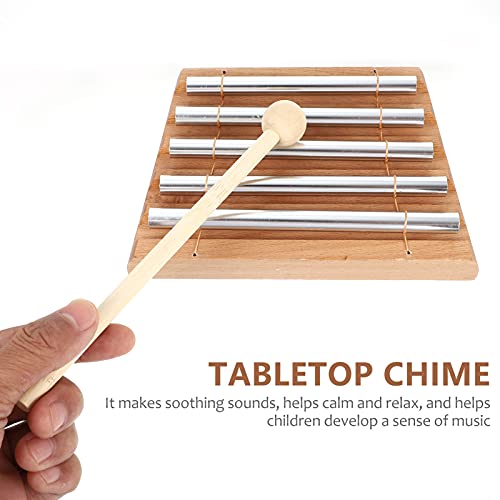 Generic Chime 5 - Opmerking Hand Chime Percussie Muziekinstrument Meditatie Bell Chime Herinneringsbel voor gebed, Yoga… - Image 7