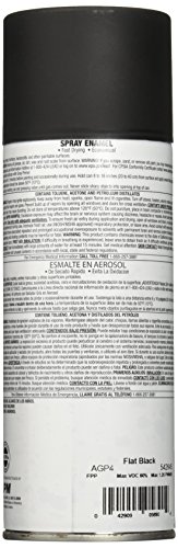 True Value Black Agp4-Aer Flat Purpose Aerosol Interior/Exterior Spray Paint, 9 Ounce (Pack Of 1) #TOP1