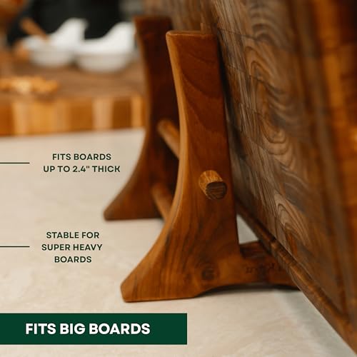 Soporte para Tabla de Cortar de Madera de Teca miniatura 3
