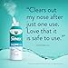 Vicks Sinex SALINE Nasal Spray, Drug Free Ultra Fine Mist, Clear Everyday Sinus Congestion Fast, Clear Mucus from a Cold or Allergy, Daily Use 5.0 fl oz x 2