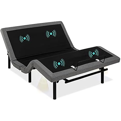 Adjustable Queen Size Bed with Massage and USB Ports Cover