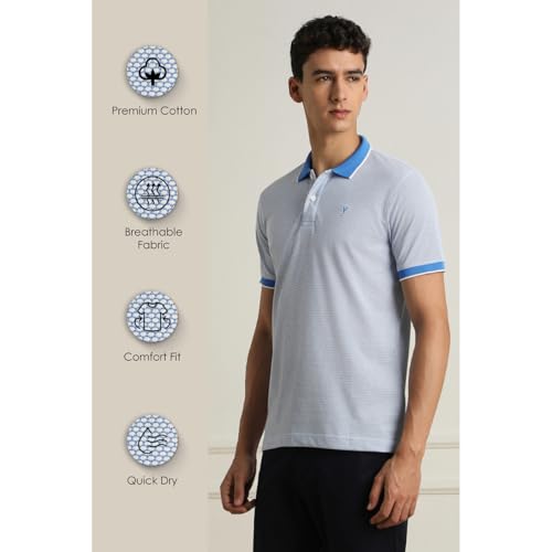 Image of Van Heusen Premium Polo T-Shirt for Men | Quick Dry | Comfort Fit | Breathable Fabric