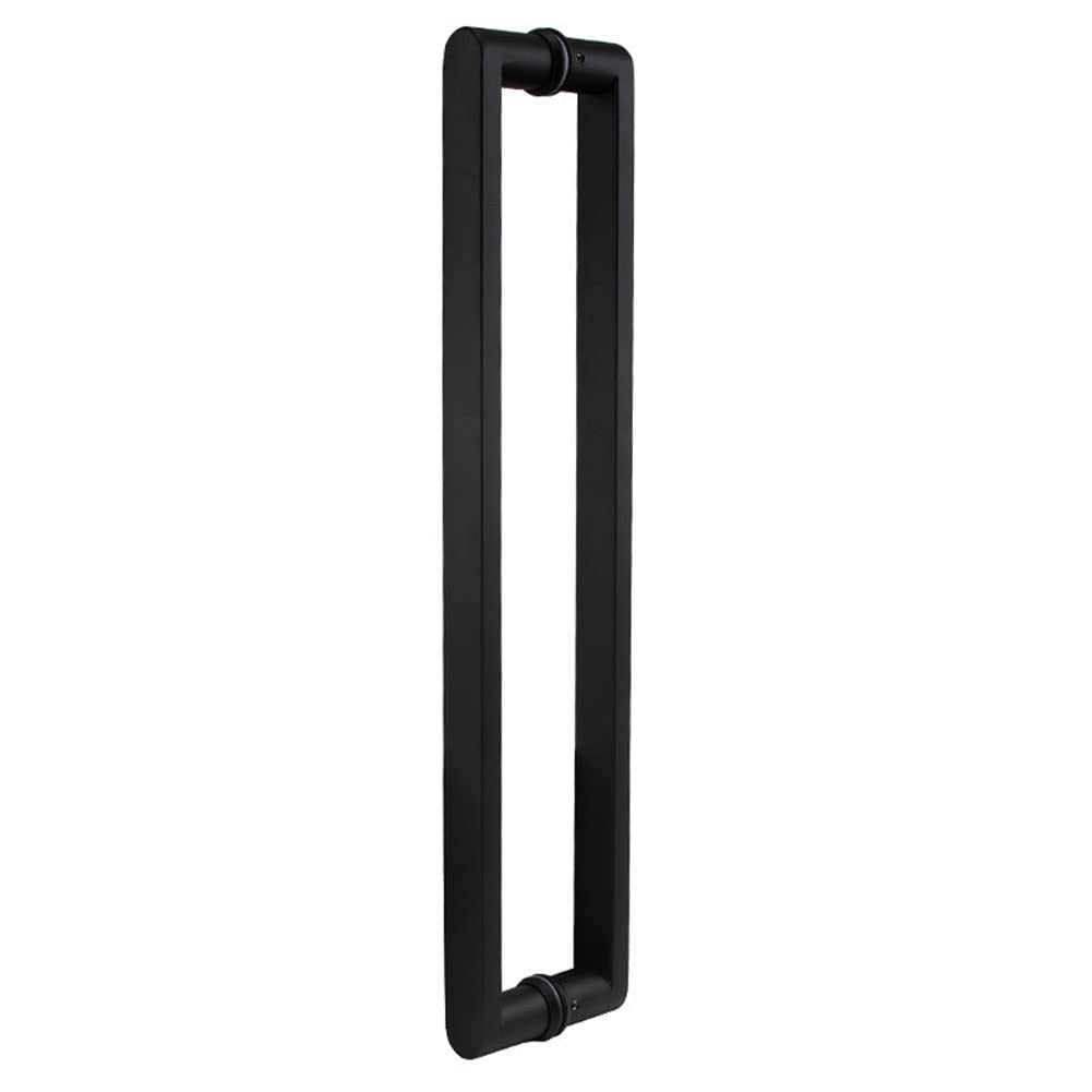 vfdaSWQQ Door handle, 304 Stainless Steel Push Pull Door Handle, Bathroom Glass Pulls, Shower(440 hole spacing paired installation)