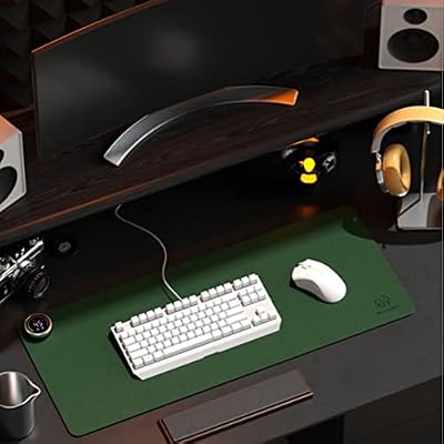 YYFANG Heated Table Mat, All-Round Heat Generation, Safe and Waterproof, Anti Electric Shock, Easy to Clean and Durable, High Temperature Power Failure (Color : Green, Size : 80x33cm)