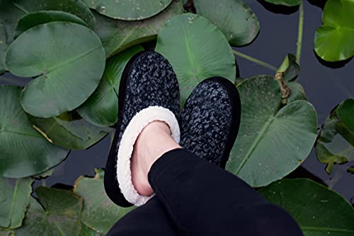 Image of Acorn Womens Slipper with Berber Lining, Suede Siding and Durable Non-Slip Indoor /Outdoor Sole