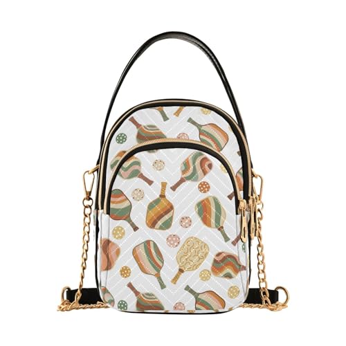 Image of MCHIVER Golf Crossbody Bag for Women Cell Phone Purse Wallet with Removable Chain Shoulder Handbag