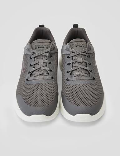 Image of Skechers-Men's Walking Shoes-GO Walk FLEX-216495ID-CCRD-11 Charcoal /RED