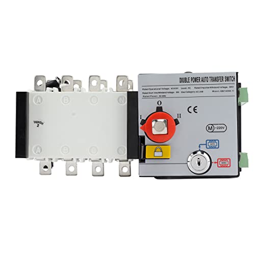 Interruptor de transferencia para emergencia en cortes de luz del hogar AC400V