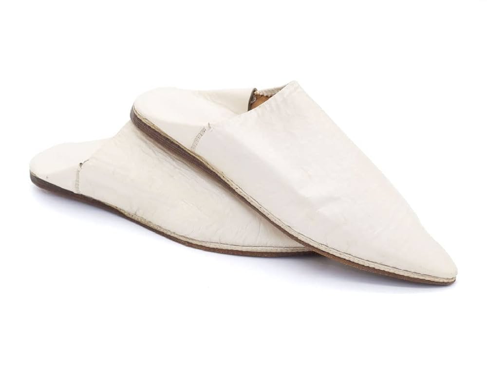 Moroccan babouche slipper, Leather slipper, Unisex Handmade