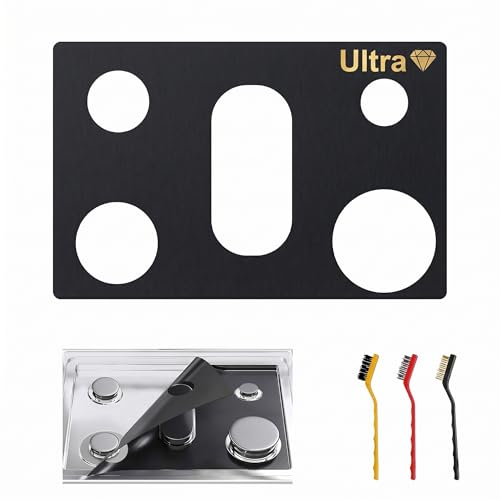 Stove Top Protector for Samsung 30inch Gas Range -1 Pcs (Ultra Version)>0.6MM Thickened Reusable Splatter Guard Liner Only Compatible with NX60A6111/NX60A6311/NX60A6511/NX60A6611/NX60A6711/NX60A6751