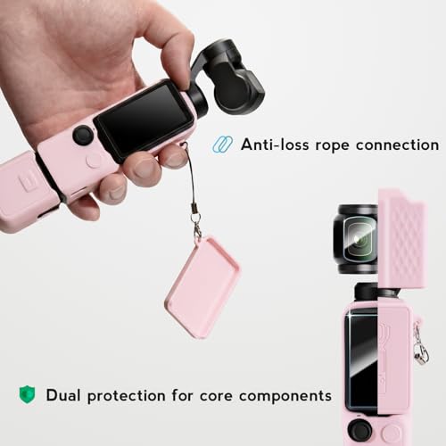 Coque DJI Osmo Pocket 4 silicone anti-rayures mince et accessoires