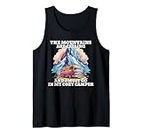 The Mountains are Calling Camper Mobile Home autocaravana RV Camiseta sin Mangas