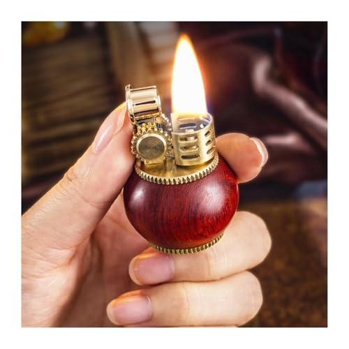 Encendedor portátil pequeño de sándalo metálico miniatura 2