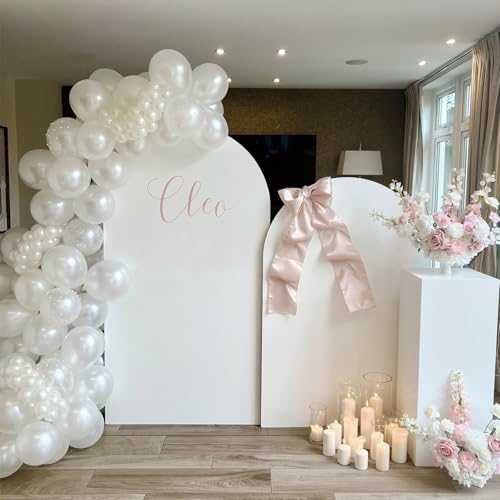 Balloon Arch Kit, 135pcs Pearl White Balloons, 18/12/10/5 Inch, Birthday, Baby Shower, Wedding, Bridal and Graduation Decorations - image 5