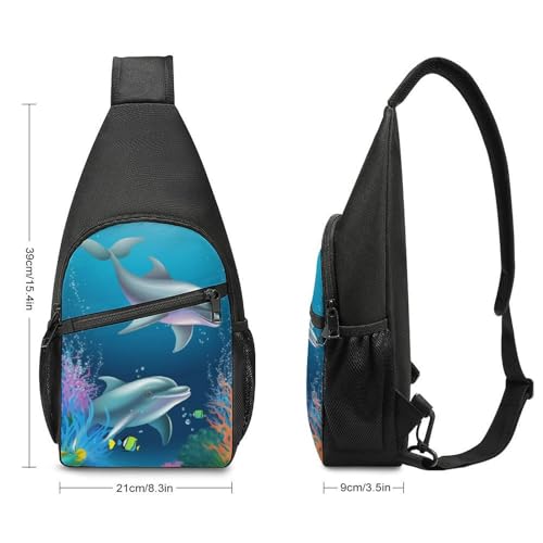 Bolso bandolera deportivo sling para hombres y mujeres miniatura 2