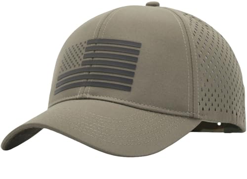 Image of 250th Anniversary USA Flag Hat, Laser Cut Breathable Mesh Patriotic Tactical Baseball Cap for Men Women, Fits OSFM&XXL Head