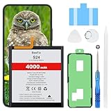 Beefix Akku für Samsung Galaxy S24 SM-S921B/DS, 4000mAh Hochkapazitäts-Ersatzakku für Galaxy S24 (EB-BS922ABE) mit professionellen Reparaturwerkzeugen