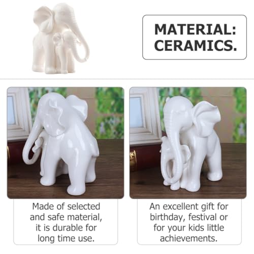 Ornement éléphant mère et bébé, cadeau idéal pour une naissance