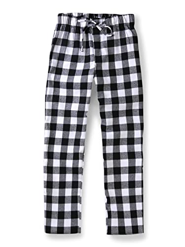 OCHENTA Men's Plaid Fannel Pajama Bottoms Cotton Lounge Pants Soft pj Sleepwear