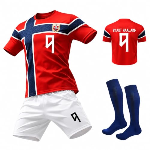 IDOLUSTER Soccer Stars #9 Soccer Jersey & Shorts Set Sizes