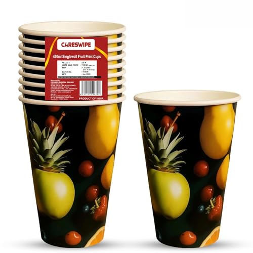 Image of Disposable Paper Cups 450 ml | Premium Thick Eco-Friendly Tea & Coffee Cups (Pack of 25)