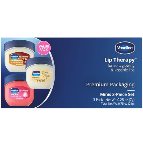 Vaseline Lip Therapy Bundle - Creme Brulee, Rosy Lips & Cocoa Butter thumb #1