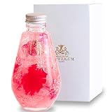 FLOWERiUM 敬老の日 花 ハーバリウム 贈り物 2025 フラワーギフト 日本製 flower 結婚 記念日 誕生日 プレゼント ギフト 女性 お祝い 退職 大切な人 フラワリウム カーネーション ドロップ (ピンク)