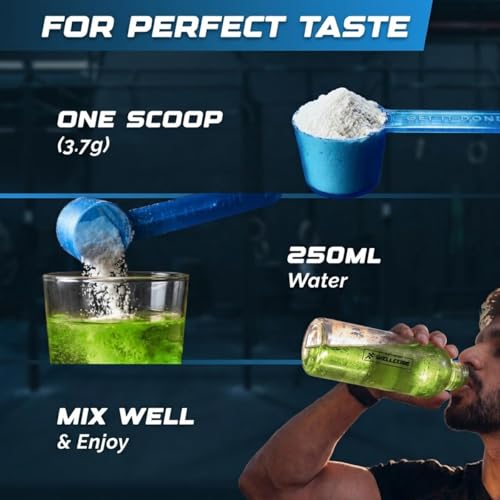 Image of Wellcore Pure Micronised Creatine Powder (83 Servings, Kiwi Kick) For Enhanced Muscle Strength With Rapid Absorption | Creatine Monohydrate | Wellcore Creatine Flavoured - 307g (Pack of 2)