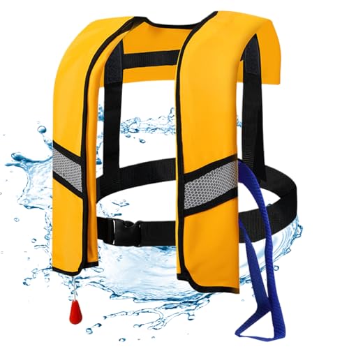 Gilet De Sauvetage Réglable Adulte – 20 à 100 Kg, Flotteurs Stratégiques, Bandes Réfléchissantes 360°, Sifflet, Pour Kayak, Paddle, Bateau