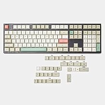 YMDK 143 DSA Dye Sub 9009 Retro PBT Keycap الكامل للوحة المفاتيح الميكانيكية MX Filco 104 TKL 61 KBD75 Kira96 YMD96 XD64 68 فقط Keycap
