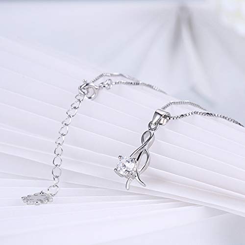 Collier en argent S925 mignon et discret pour le style quotidien - 3