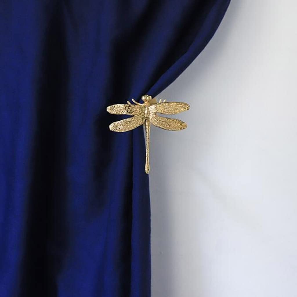 Nordique Moderne Retenues de Rideau Créativité Forme de cerf Embrasses de Rideau de draperie Solides Simples en Laiton Embrasses de draperie décoratives multifonctionnelles décoration de Rideau