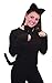 Black Cat Plush Accessory Set