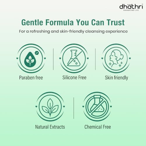 Image of Dhathri White Berry Detan Face Cleanser | Gentle Daily Face Wash for a Smoother, Radiant & De-Tanned Look | Soap-Free Formula | Paraben & Silicone Free | 100 ml
