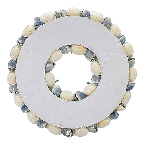 Galtinternational18nauticalseashellwreathbluecoastalbeachfloralhomedecorindooroutdoorrealstarfishpearlseashells Urban Country Home Decor Galt international 18 nautical seashell wreath blue coastal beach floral home decor indoor outdoor real starfish pearl seashells urban country home decor