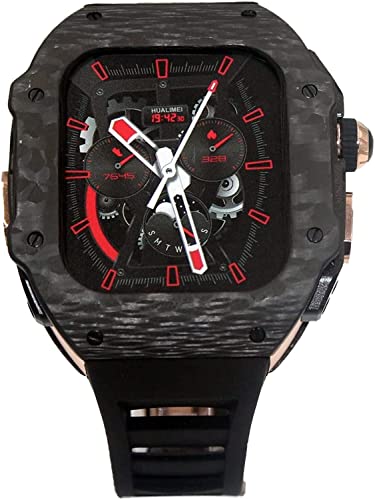 Boîtier en fibre de carbone pour Apple Watch Ultra coque de luxe 49mm