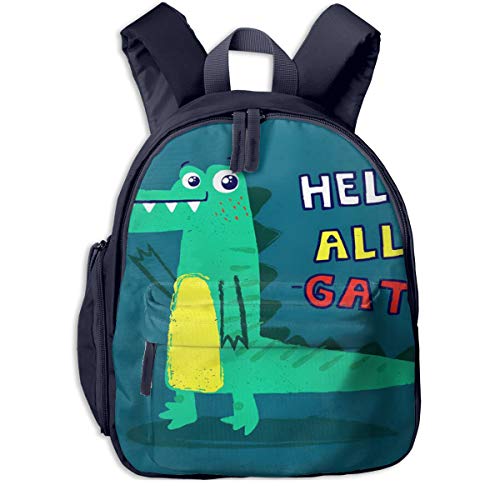 Mochilas Infantiles  Bolsa Niño Bebe Guarderia Escolar con Cocodrilo Bebé para Niños