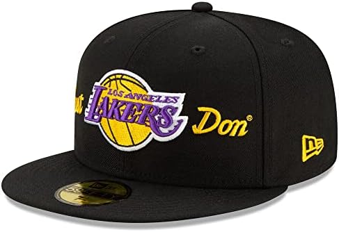 New Era LA Los Angeles Lakers 59FIFTY Just Don Gömme Şapka, Şapka