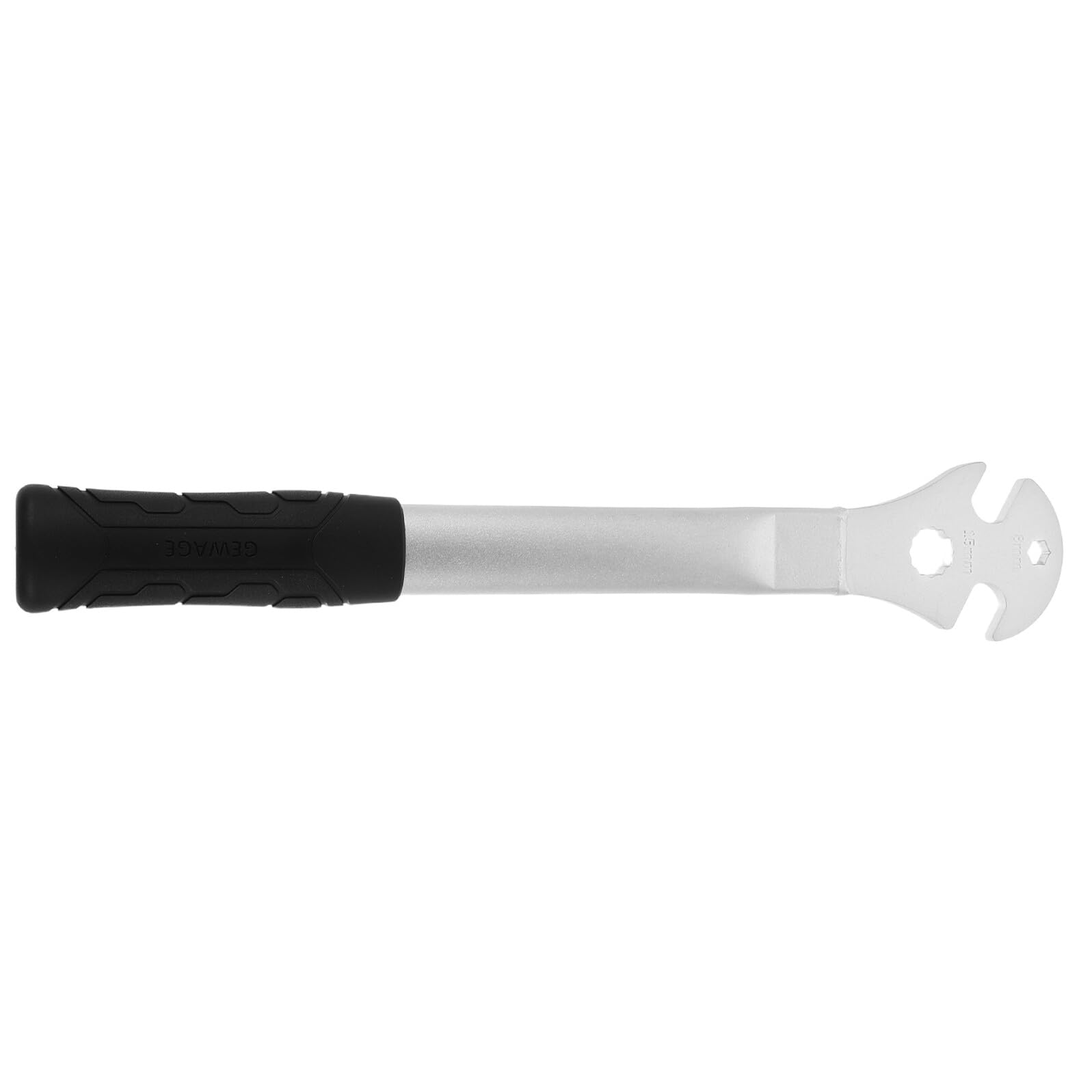 Tofficu Llave para Pedales de Bicicleta de Acero Negro de Mango Largo