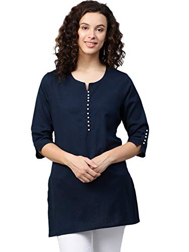 Image of Women's Flex Cotton Solid Tunic