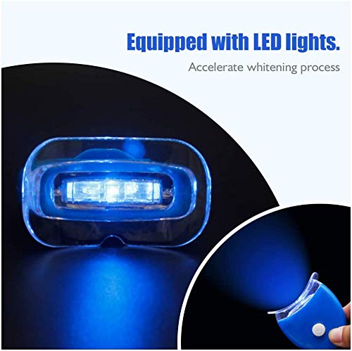 Teeth Whitening Kit with LED Light, 10min Fast-Result Teeth Whitening, Non-Sensitive Teeth Whitener and Teeth Whitening Gel Pen, Carbamide Peroxide Tooth Whitening Remove Stains from Coffee and Soda