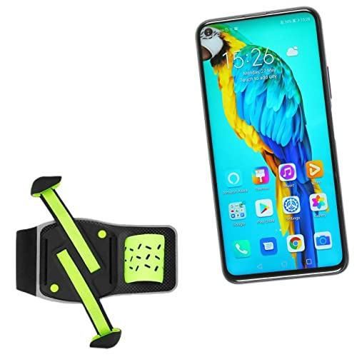 BoxWave Holster Compatible with Honor 20 Pro - FlexSport Armband, Adjustable Armband for Workout and Running - Stark Green