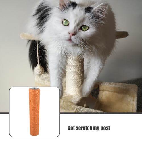 Rascador para gatos poste sisal 40 cm para interior miniatura 3