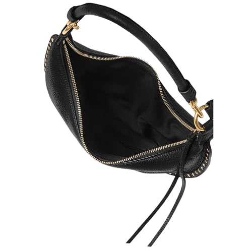 Image of Rebecca Minkoff Darren Crescent Crossbody Bag, Women's Leather Shoulder Handbag Purse